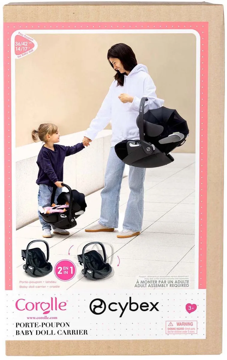 Carrier 2-in-1 - 36/42cm van Corolle in Zwart – productfoto