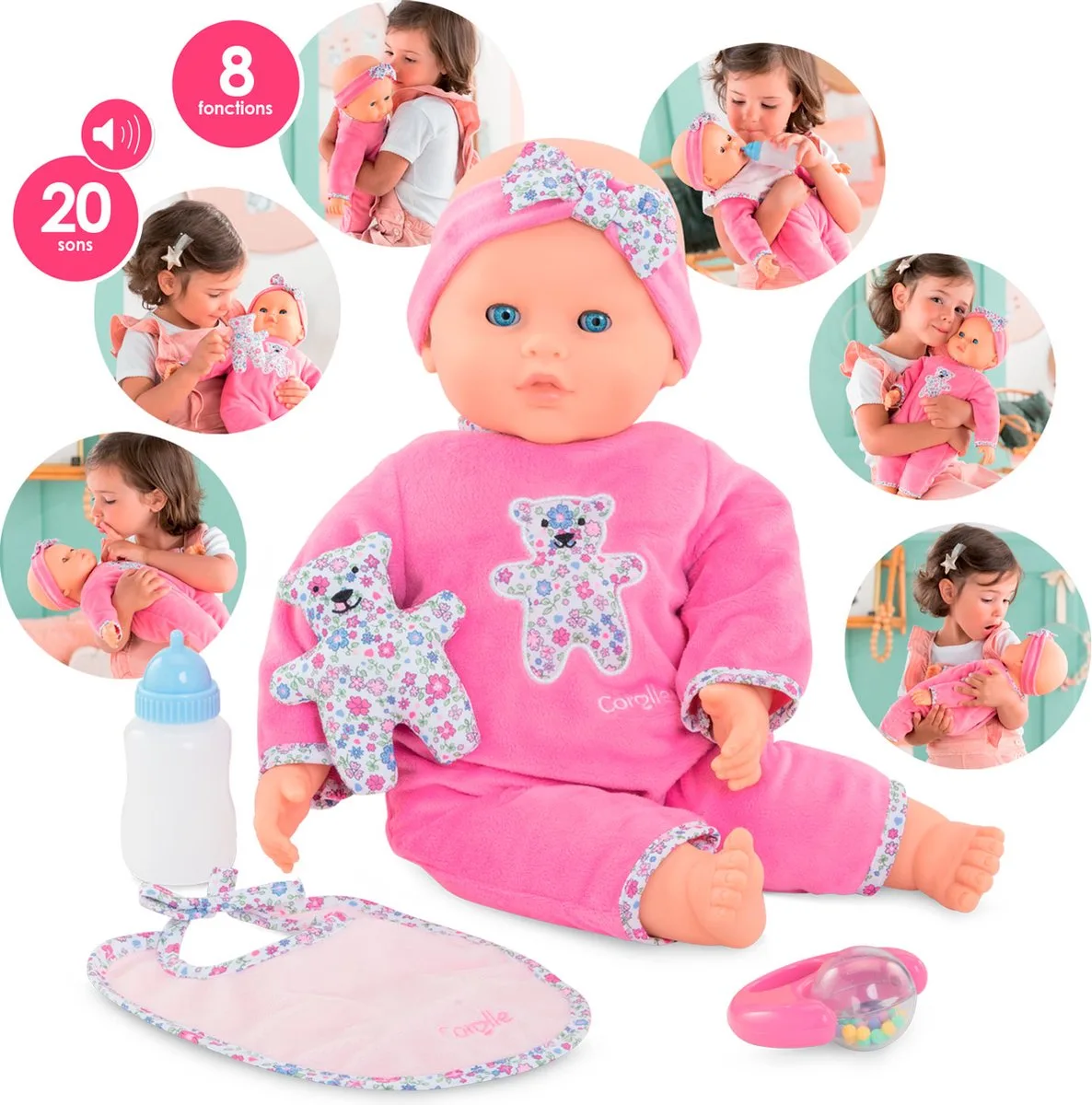 Poupée Lucille Interactive-42 Cm (9000150050) de Corolle en Rose – photo du produit