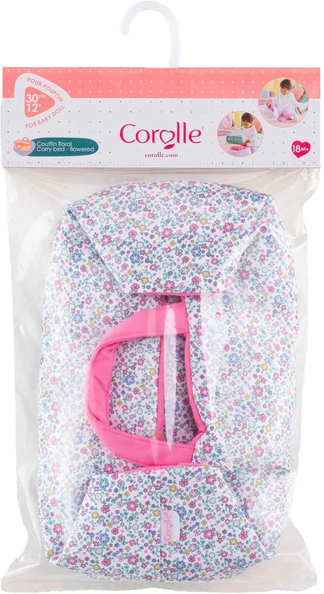 draagbed poppen bloemen - reiswieg voor babypoppen 30 cm. von Corolle in Mehrfarbig – Produktfoto