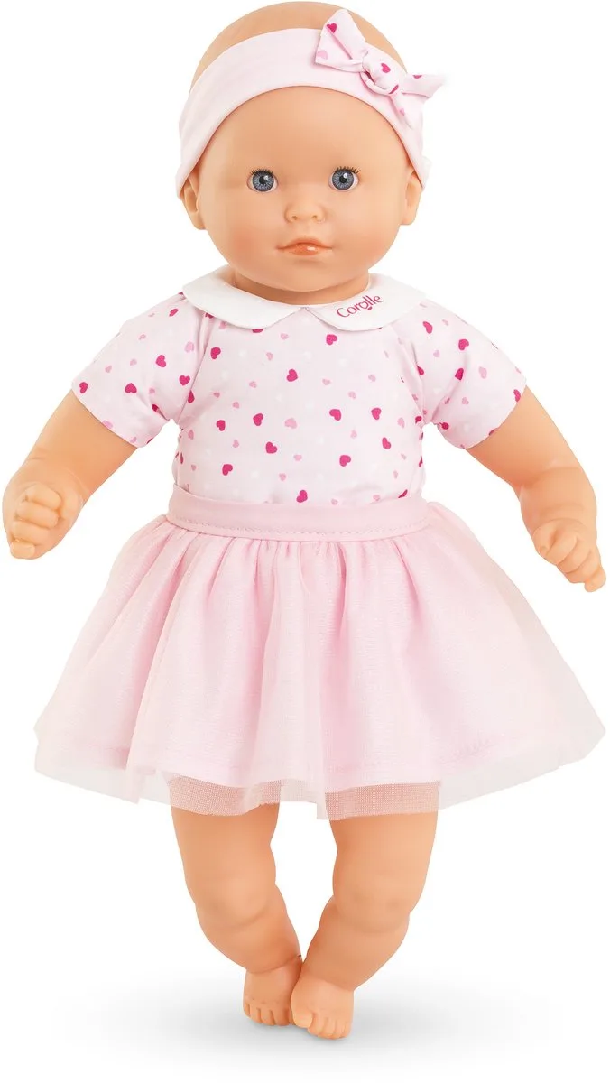 Small Baby Doll with Hearts 30cm von Corolle in Mehrfarbig – Produktfoto