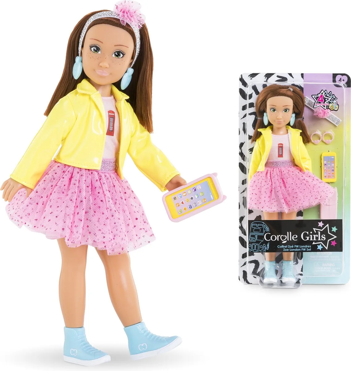 modepop Zoé London Fashion Week set - pop met accessoires. by Corolle in Multicolour – product photo