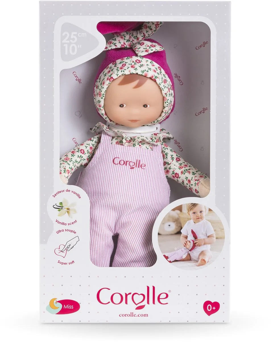 Mon Doudou Miss Chic Rose Grenadine Babypop - 25cm fra Corolle i Flerfarvet – produktbillede
