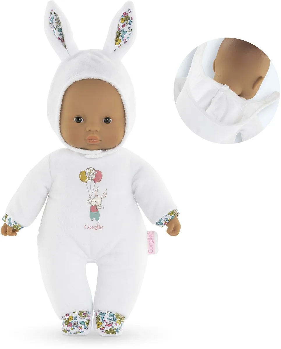 Mon Doudou Sweet Heart Baby Doll - Rabbit White 30cm von Corolle in Mehrfarbig – Produktfoto