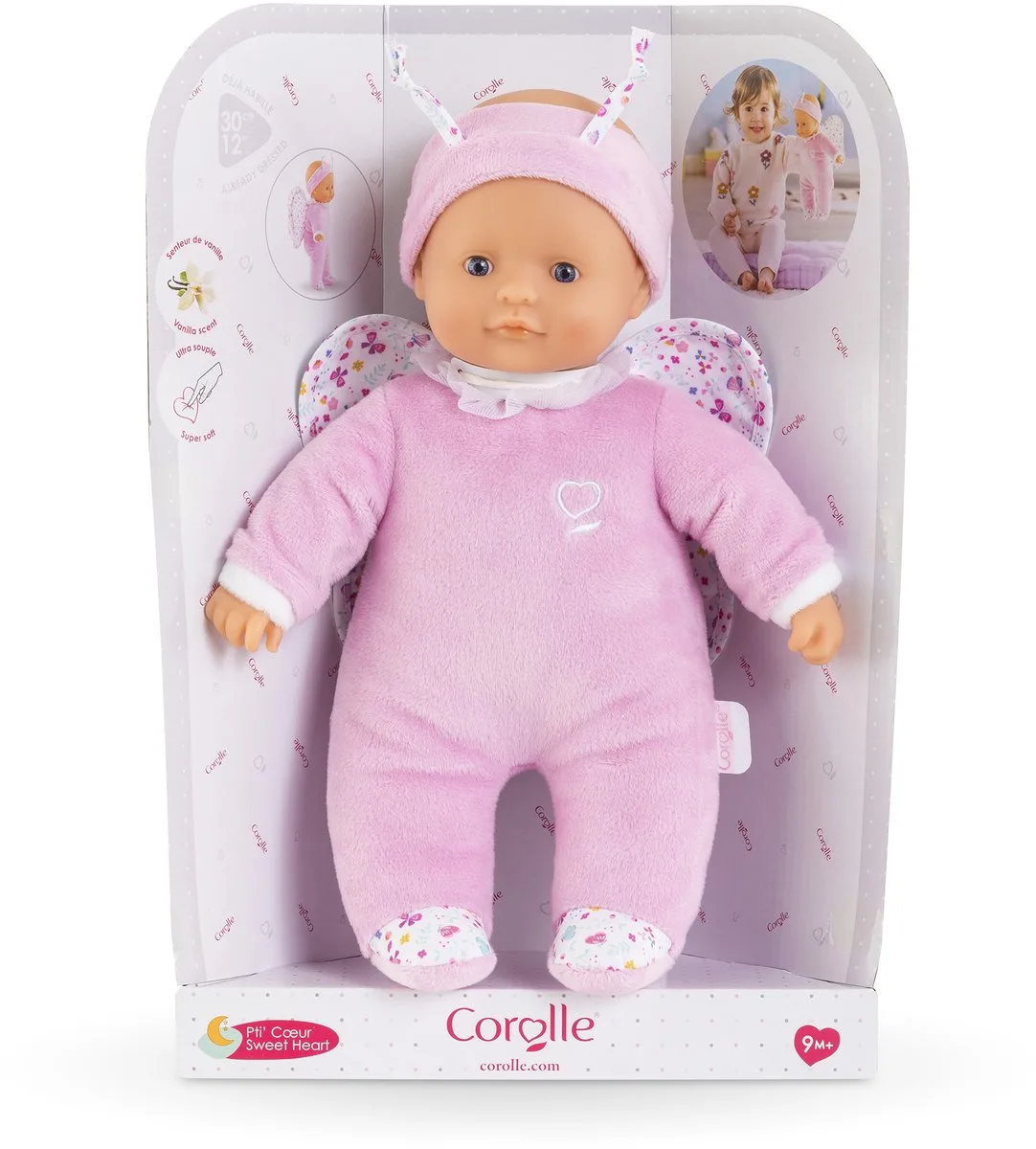 Mon Doudou Sweetheart Babypop - 30cm fra Corolle i Flerfarvet – produktbillede