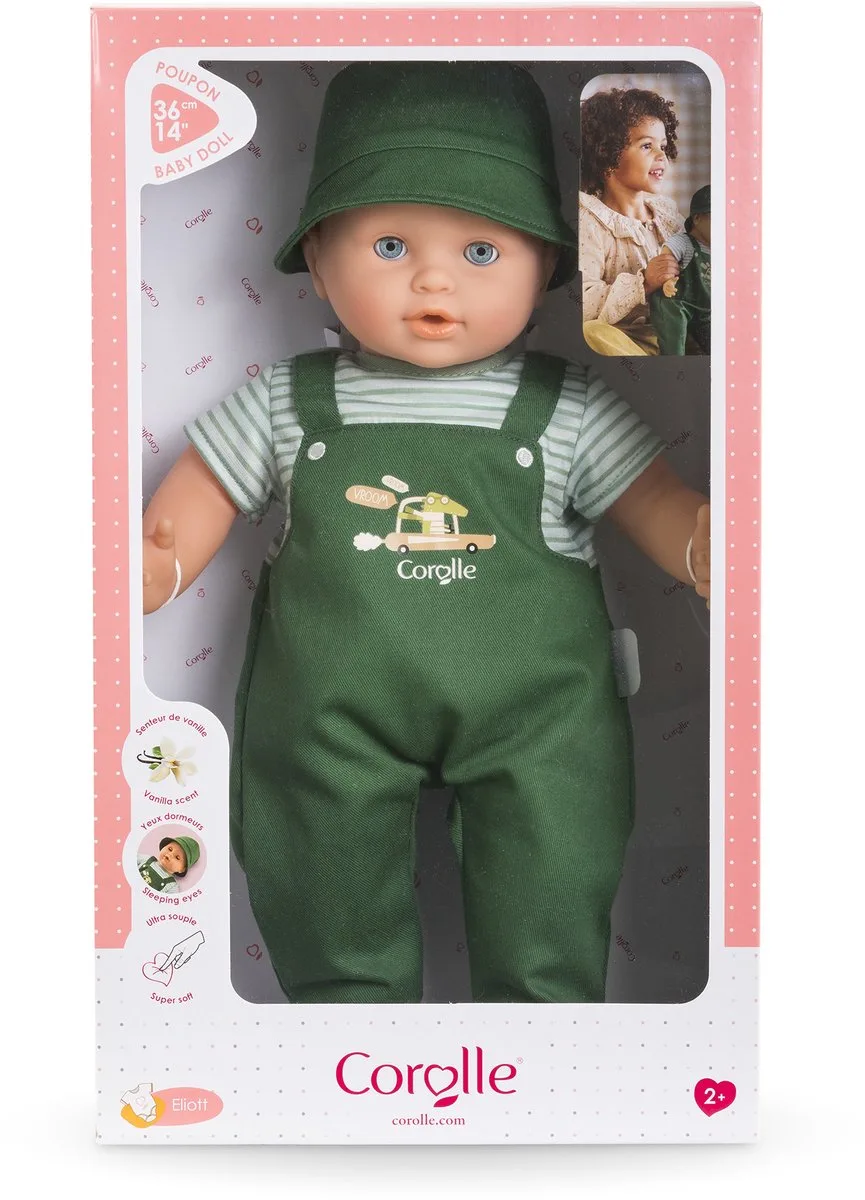 Mon Grande Poupon Babypop Eliott - 36cm by Corolle in Green – product photo