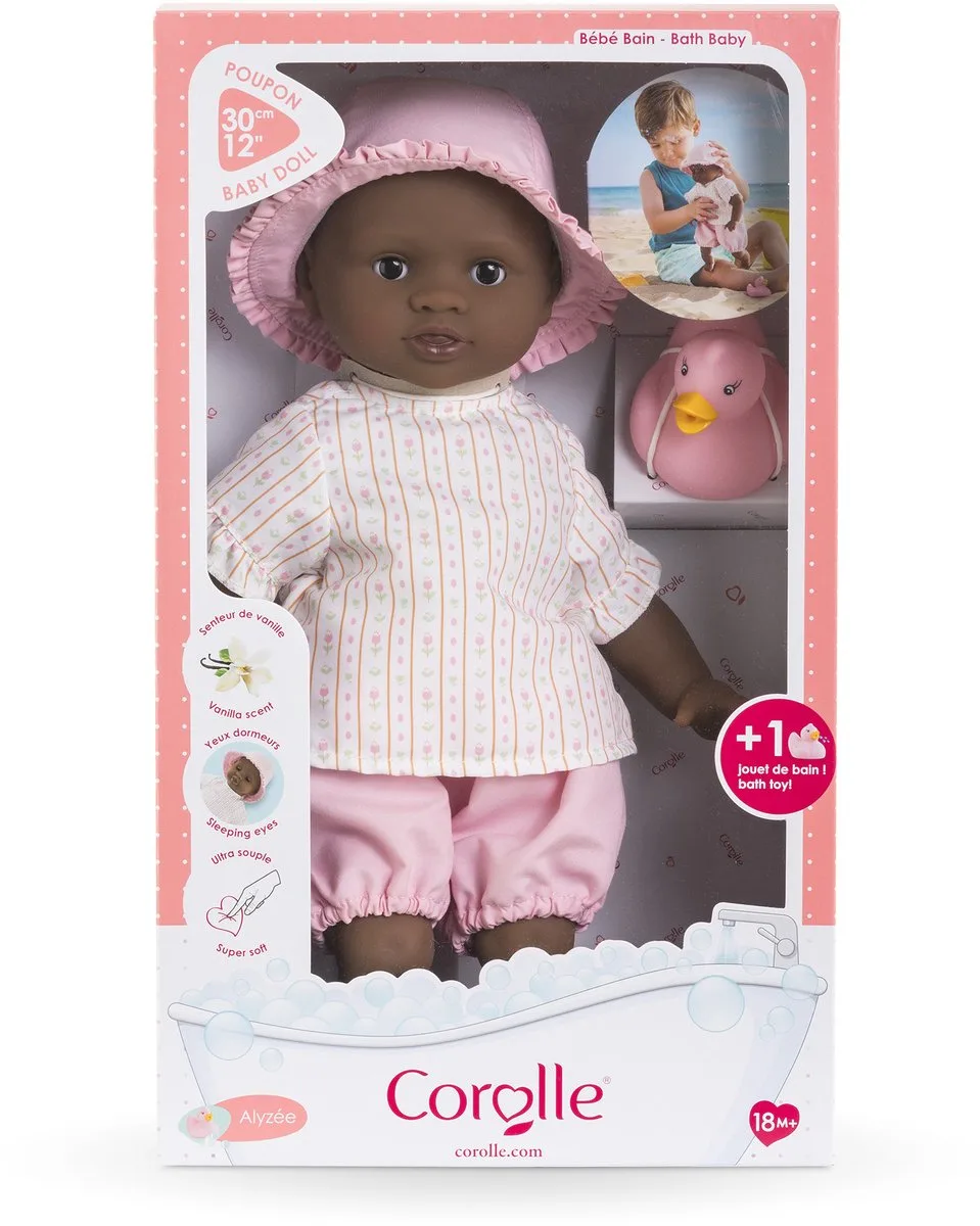 Mon Premier Bad Babypop Alyzée - 30cm van Corolle in Roze – productfoto