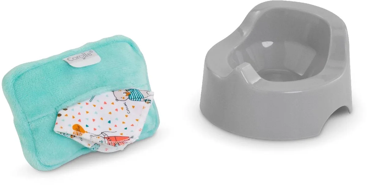 Mon Premier Poupon babypotje & babydoekjes babypop 30/36 cm från Corolle i Flerfärgad – produktbild