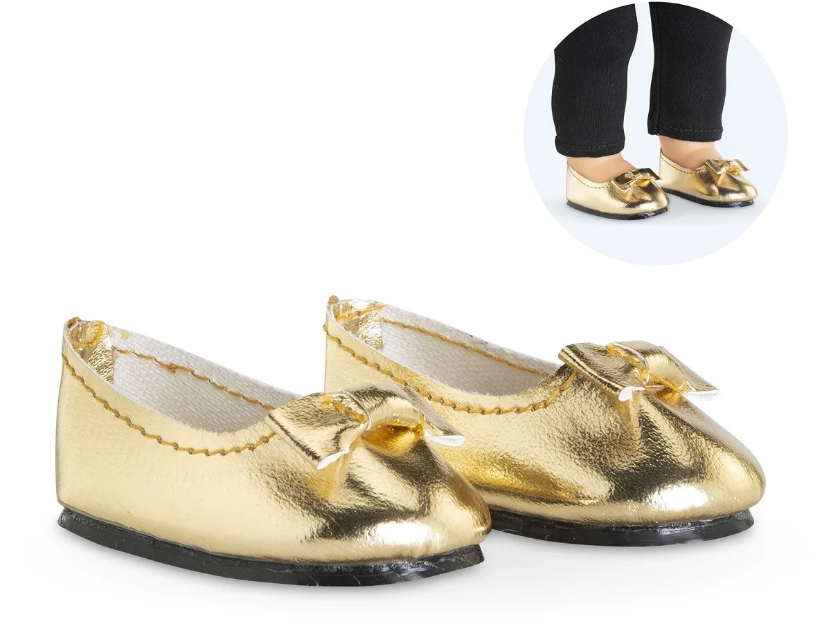 poppen Gouden Ballerina Schoenen 36cm accessoire. von Corolle in Gold – Produktfoto