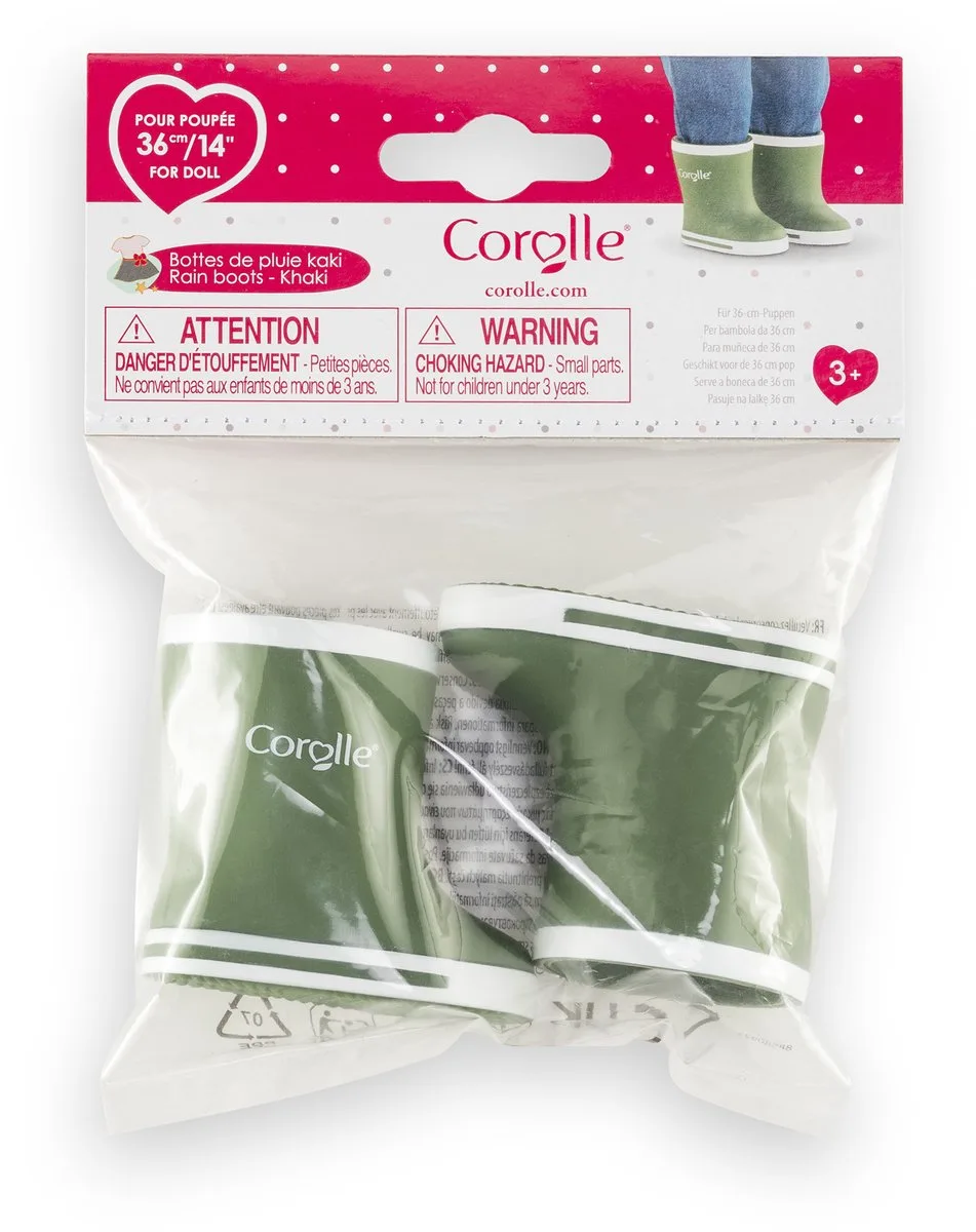 poppen regenlaarzen - 36cm - poppenaccessoire groen. von Corolle in Mehrfarbig – Produktfoto