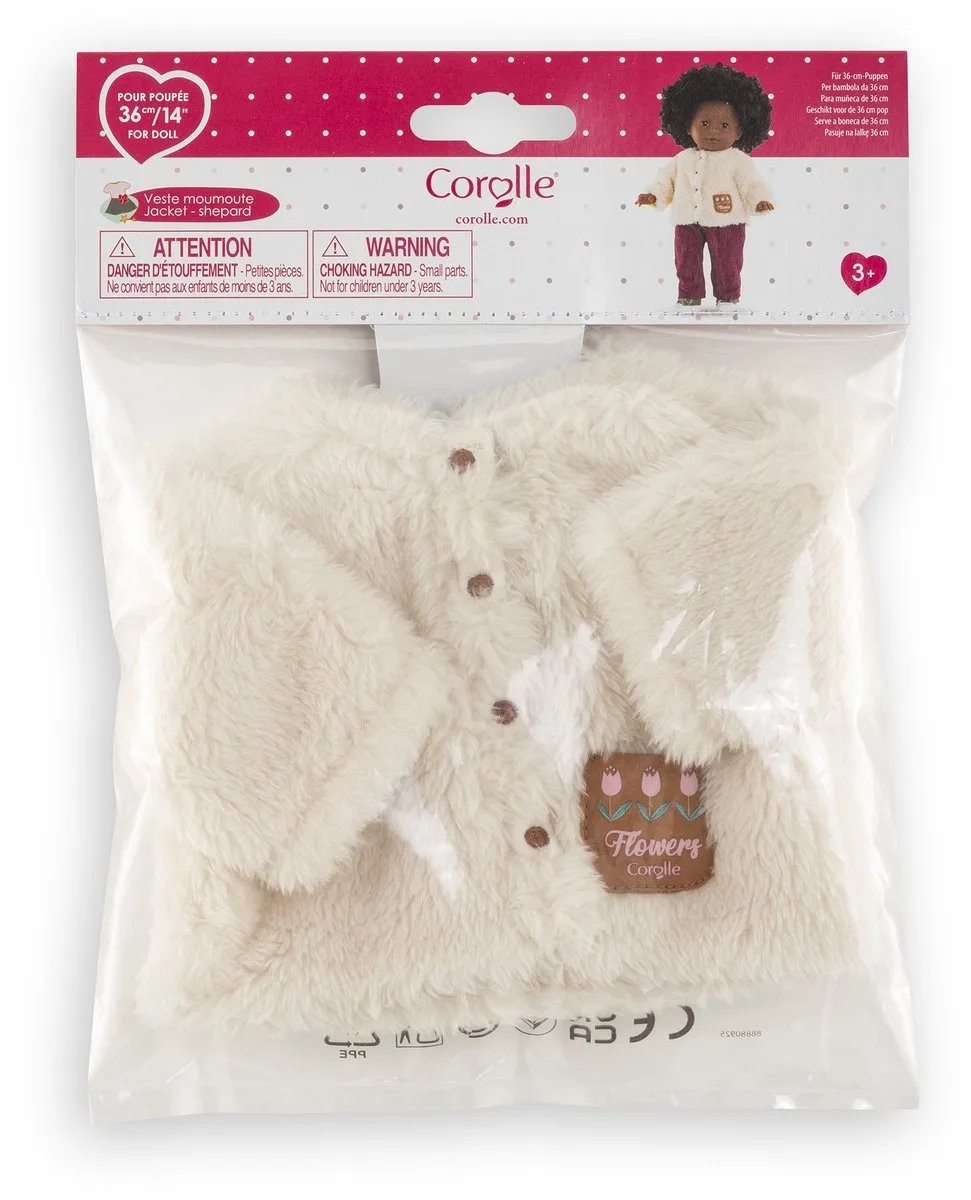 poppenjas gevoerd fleece jas 36cm accessoire poppenkleding. by Corolle in Multicolour – product photo