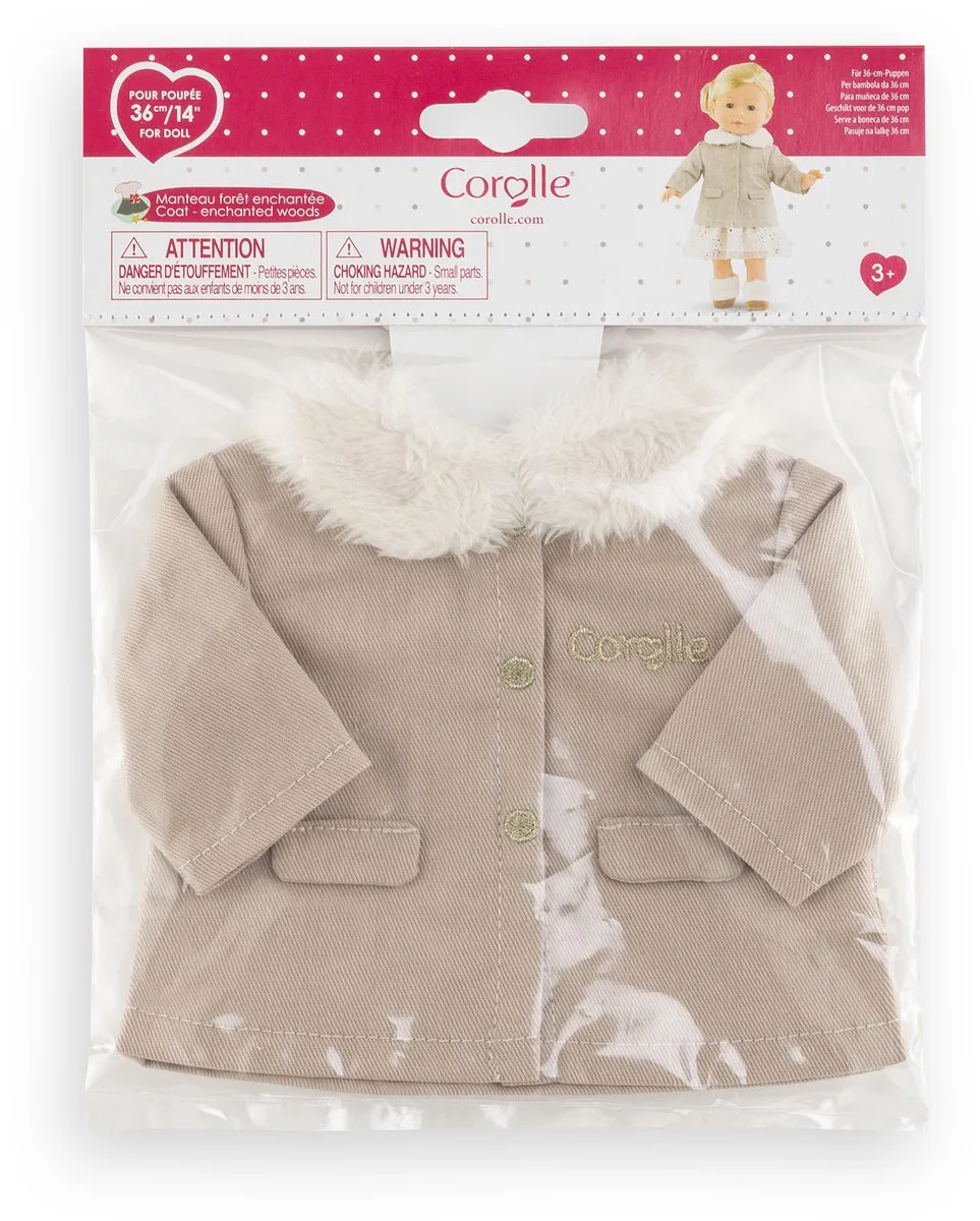 poppenjas winter Betoverd Bos 36cm poppenkleding beige. de Corolle en Multicolore – photo du produit