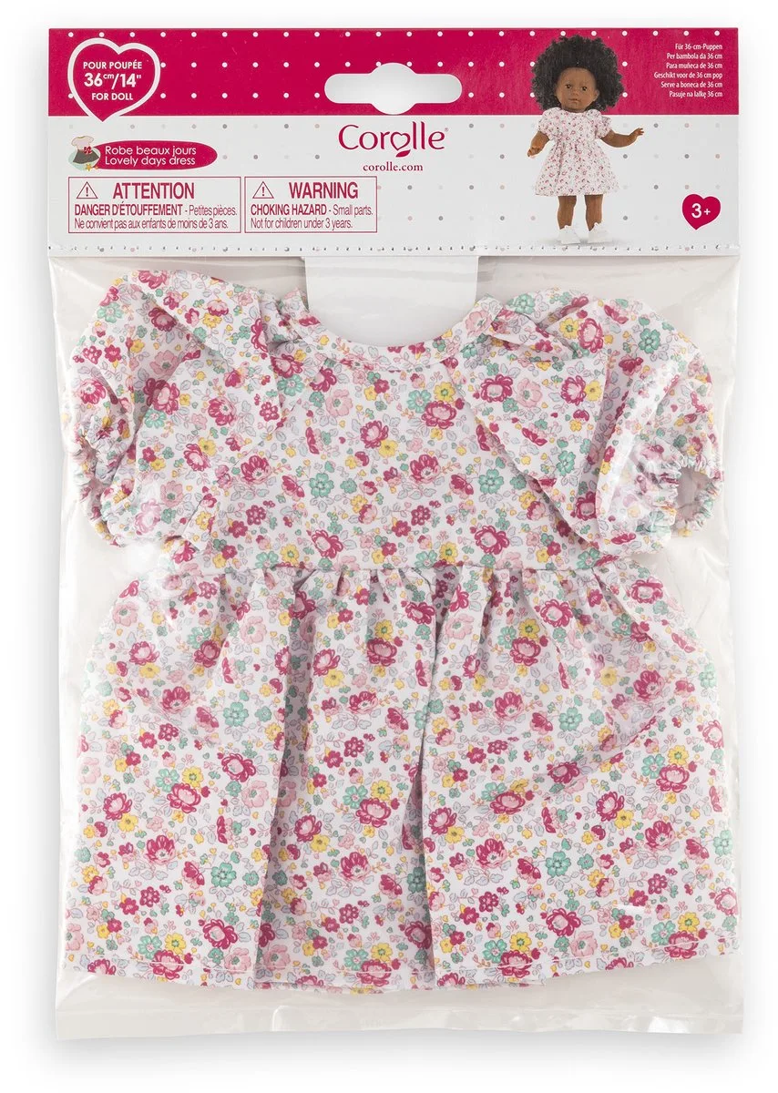 poppenjurk zomer bloemenprint 36cm - poppenkleding. von Corolle in Mehrfarbig – Produktfoto
