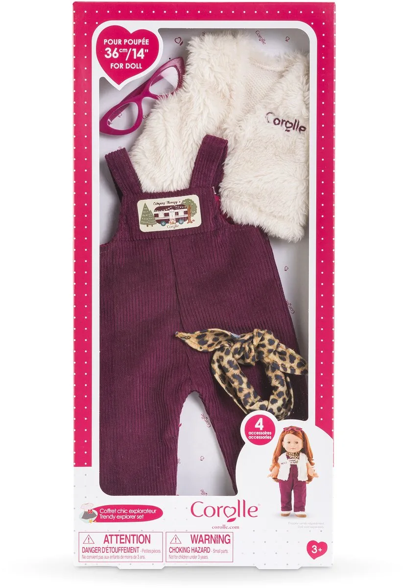 poppenkleding chique ontdekkingsreiziger set 36cm accessoire. von Corolle in Mehrfarbig – Produktfoto