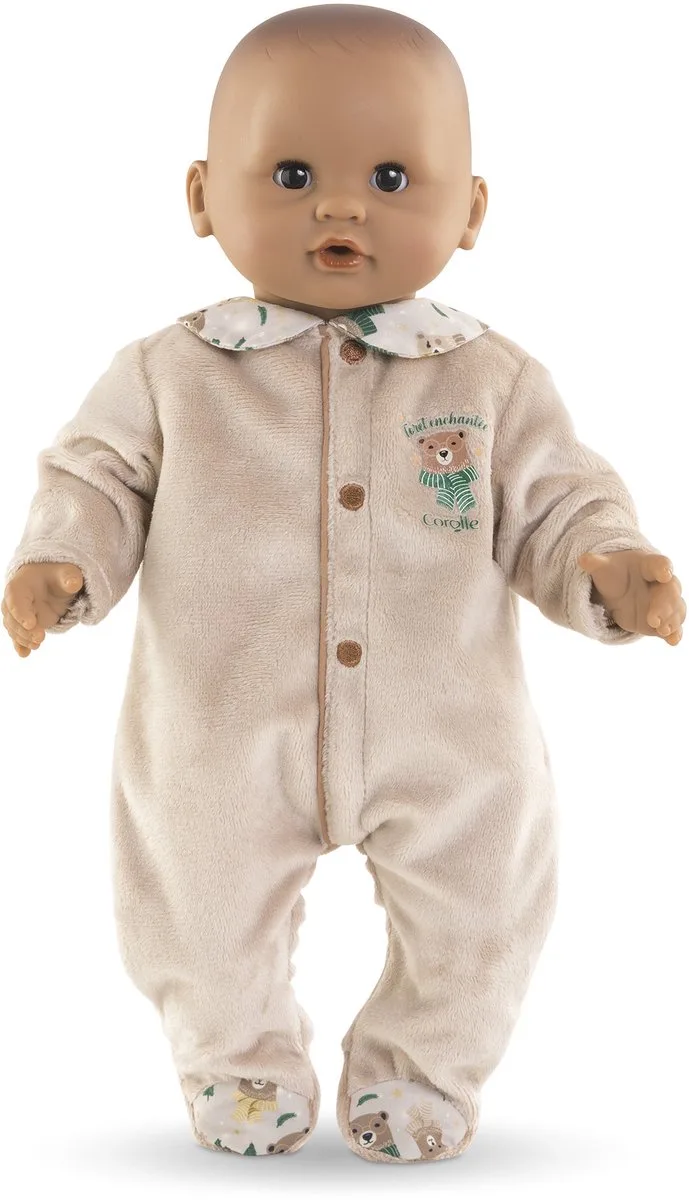 poppenpyjama Betoverd Bos 30cm babypop kleding dieren. von Corolle in Mehrfarbig – Produktfoto