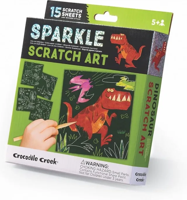 Art à Gratter Dinosaure