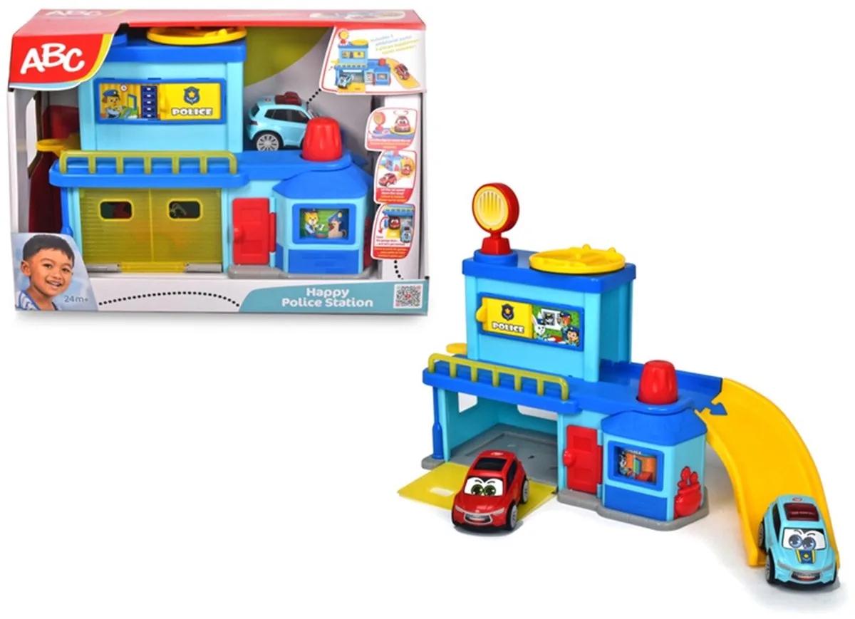 ABC Politiebureau Garage Politie de Dickie Toys en Multicolore – photo du produit