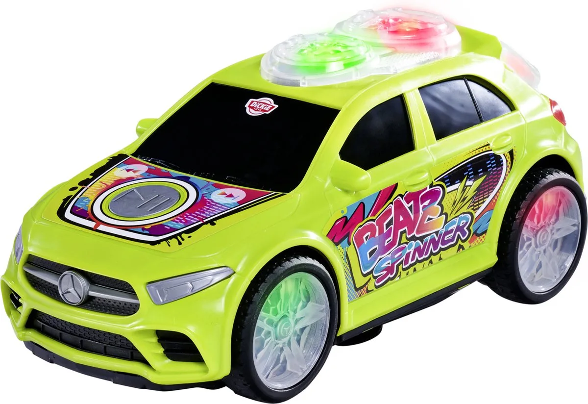 Mercedes A-Klasse Beatz Spinner, Spielfahrzeug von Dickie Toys in Grün – Produktfoto