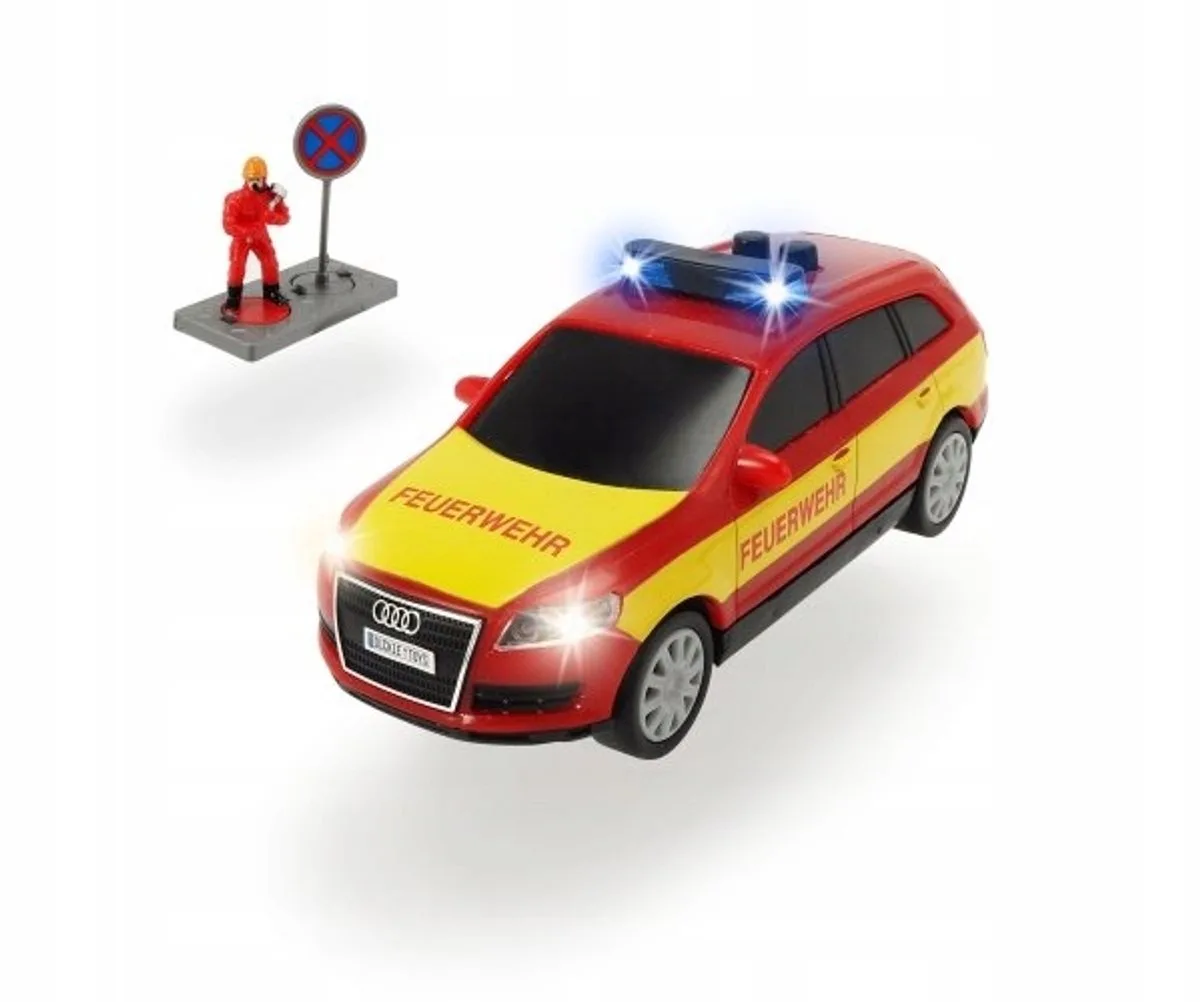 Brandweer SOS-set met licht en geluid van Dickie Toys in Geel – productfoto