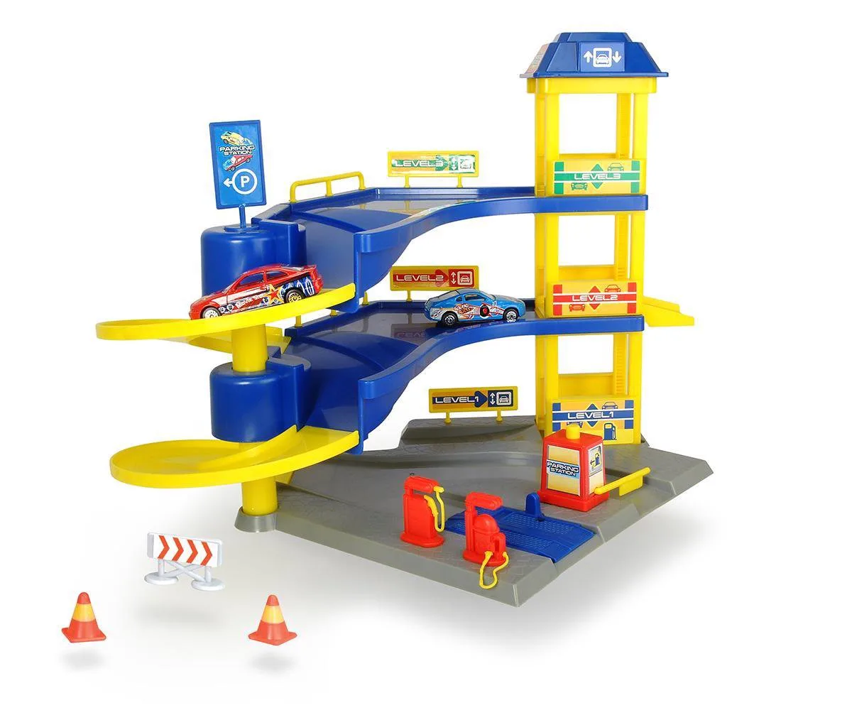 CITY - PARKEER GARAGE 3 VERDIEPEN van Dickie Toys in Meerkleurig – productfoto