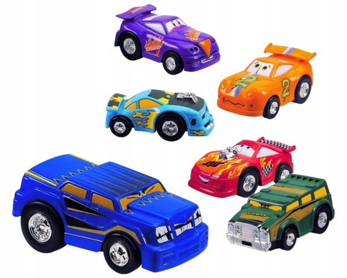 Crazy Boys Mini Auto 8 cm - Speelgoedauto voor Jongens van Dickie Toys in Meerkleurig – productfoto