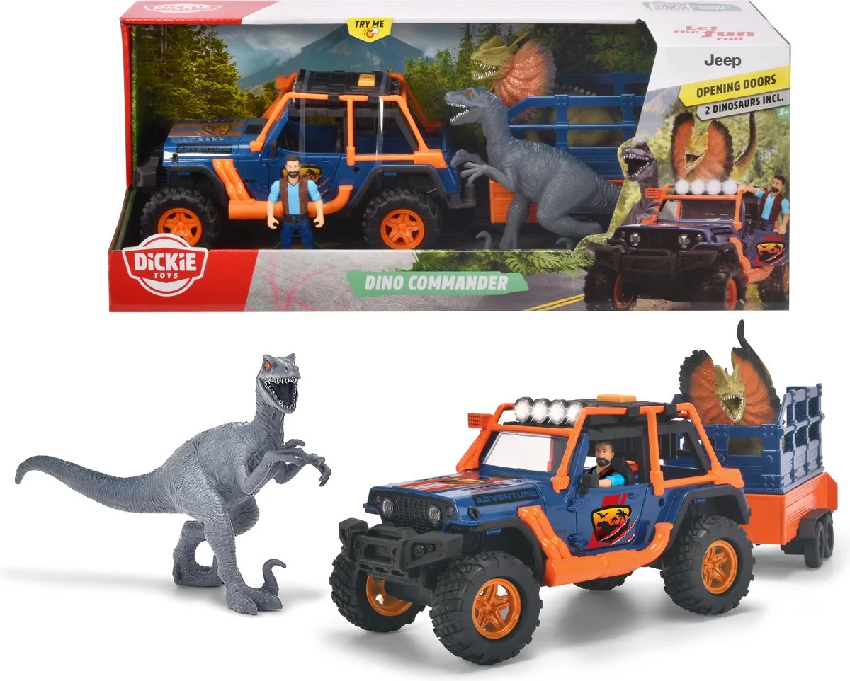 Dino Commander, Try Me fra Dickie Toys i Flerfarvet – produktbillede