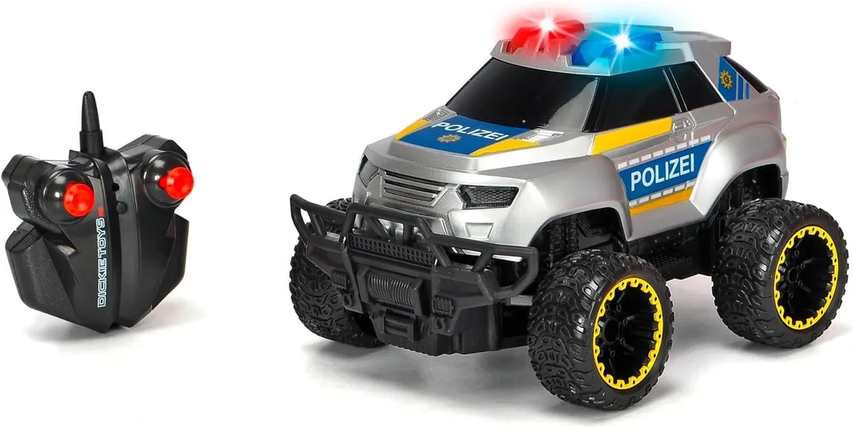 Police Offroader Rtr Rc Auto Wit från Dickie Toys i Flerfärgad – produktbild
