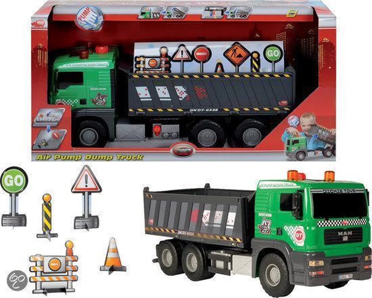 PUMP ACTION DUMP TRUCK (55CM) de Dickie Toys en Multicolore – photo du produit