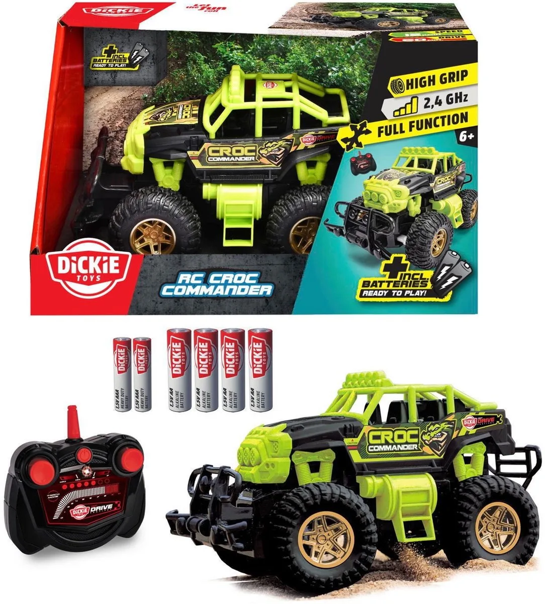 RC Croc Commander RTR radiografisch bestuurbaar voertuig by Dickie Toys in Multicolour – product photo