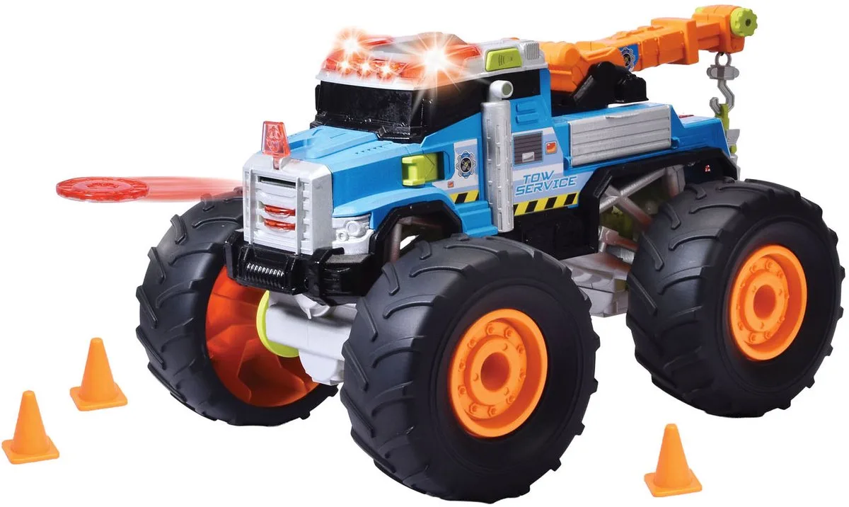 Rescue Titans Sleepwagen met Licht by Dickie Toys in Multicolour – product photo