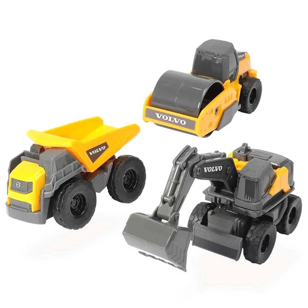Set 3 Volvo Micro Fahrzeuge 2 Sortiert 9 Cm de Dickie Toys – photo du produit