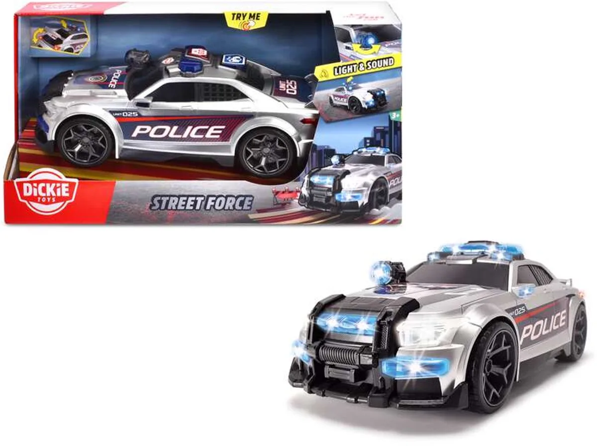 Simba Dickie - Street Force - Politieauto - 203307004 från Dickie Toys i Flerfärgad – produktbild