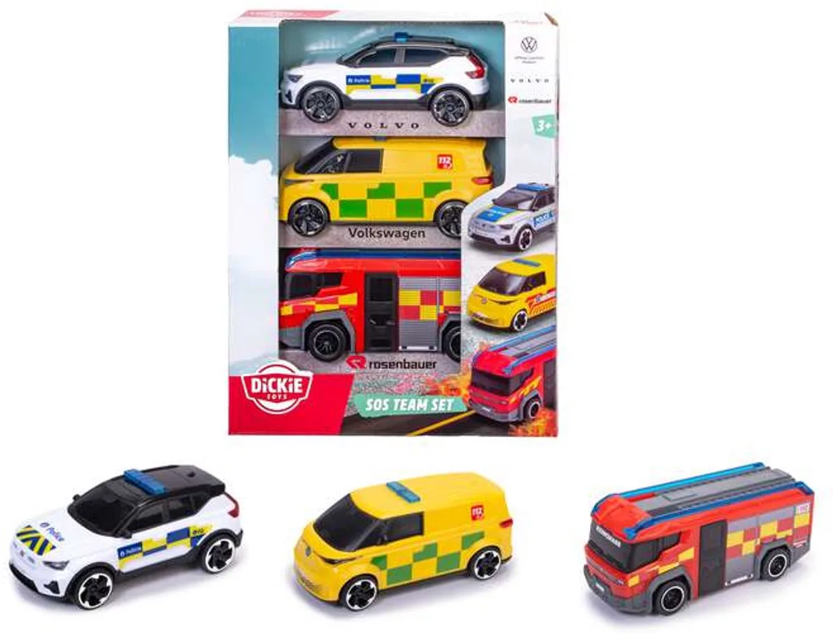 Simba Toys - Belgian SOS Team Set 3st - 203712028014 från Dickie Toys i Flerfärgad – produktbild