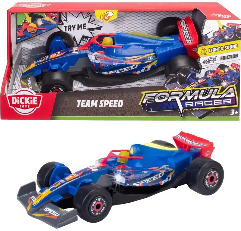 speelgoedauto Formula Racer Team SPEED met licht en geluid. by Dickie Toys in Multicolour – product photo