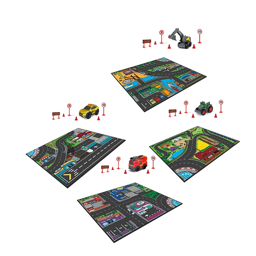 Tapis De Jeu Véhicules De Secours 4 Modèles Expédition Aléatoire Assorti 9cm de Dickie Toys – photo du produit
