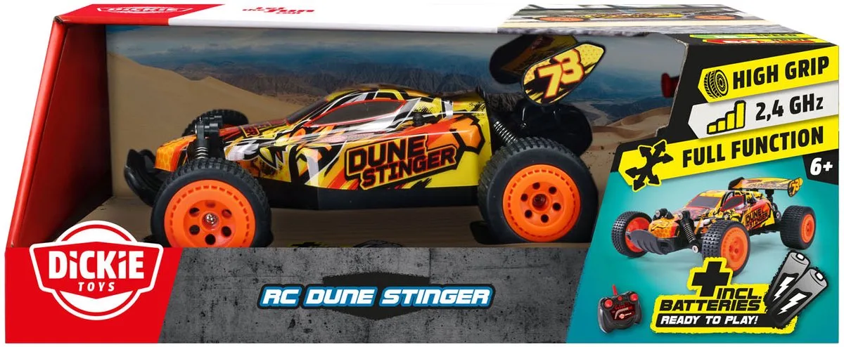 Toys 201105009 Dune Stinger 1:24 RC modelauto voor beginners Elektro Buggy de Dickie Toys en Multicolore – photo du produit