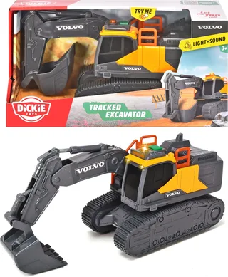 Volvo - Constructie - 23 cm - Licht & Geluid - Speelgoedvoertuig by Dickie Toys in Graafmachine – product photo 1 of 6
