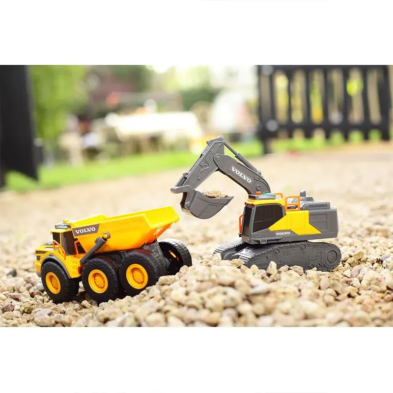 Volvo - Constructie - 23 cm - Licht & Geluid - Speelgoedvoertuig by Dickie Toys in Graafmachine – product photo 6 of 6