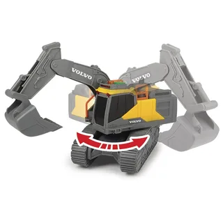 Volvo - Constructie - 23 cm - Licht & Geluid - Speelgoedvoertuig by Dickie Toys in Graafmachine – product photo 3 of 6