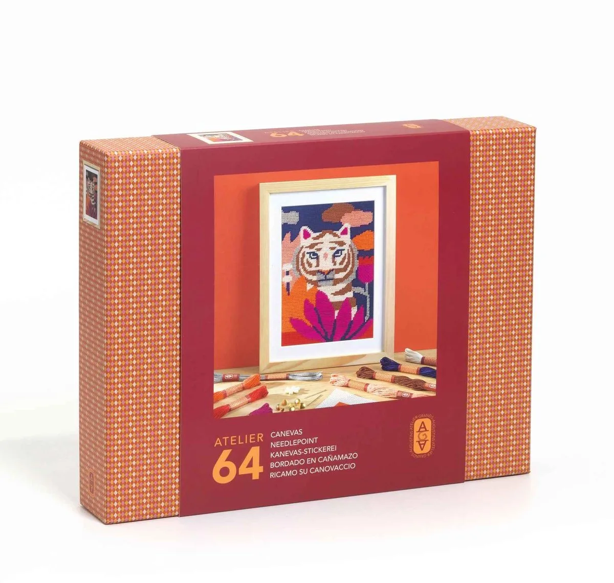 atelier 64, borduren op stramien de Djeco en Multicolore – photo du produit