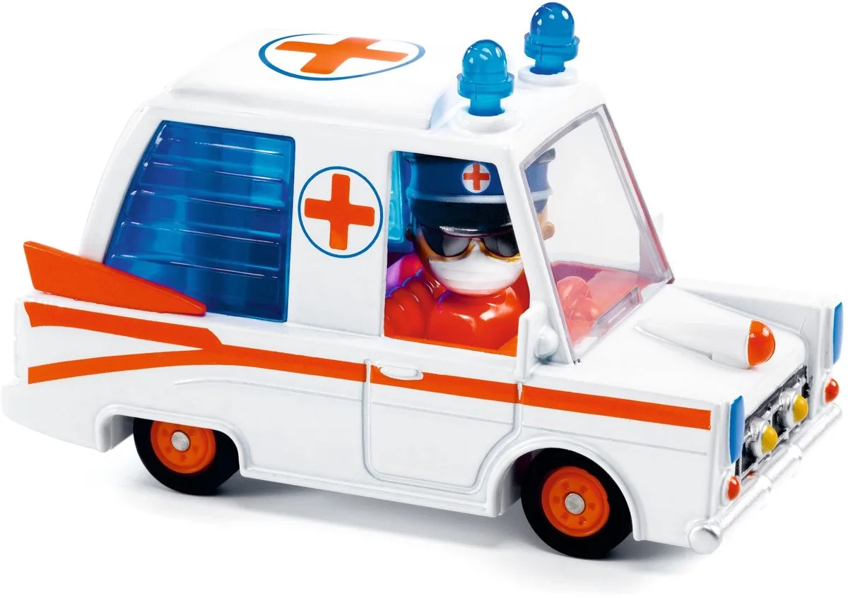 Crazy Motors Hurry ambulance de Djeco en Multicolore – photo du produit