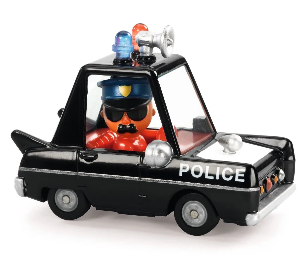 Crazy Motors Hurry Police van Djeco in Meerkleurig – productfoto