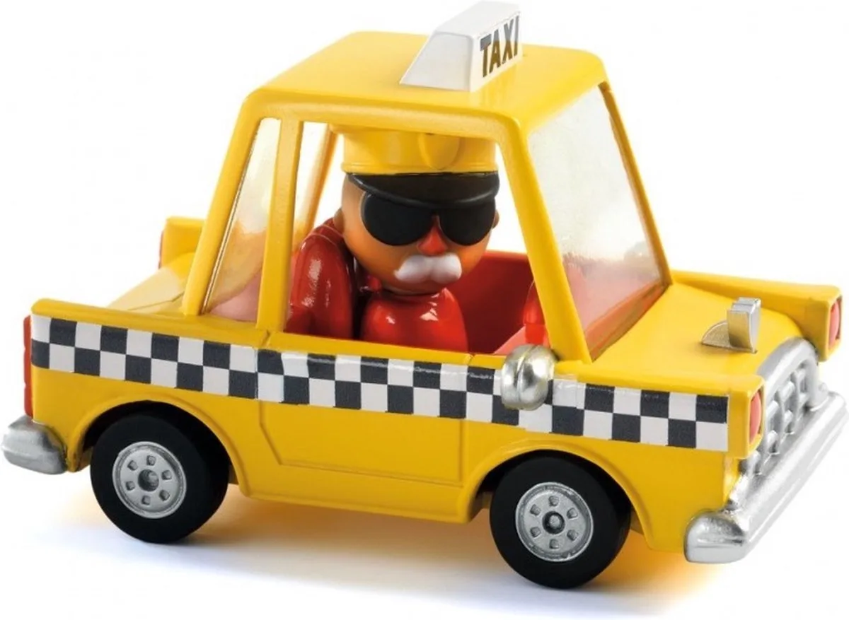 Crazy Motors Taxi Joe de Djeco en Multicolore – photo du produit