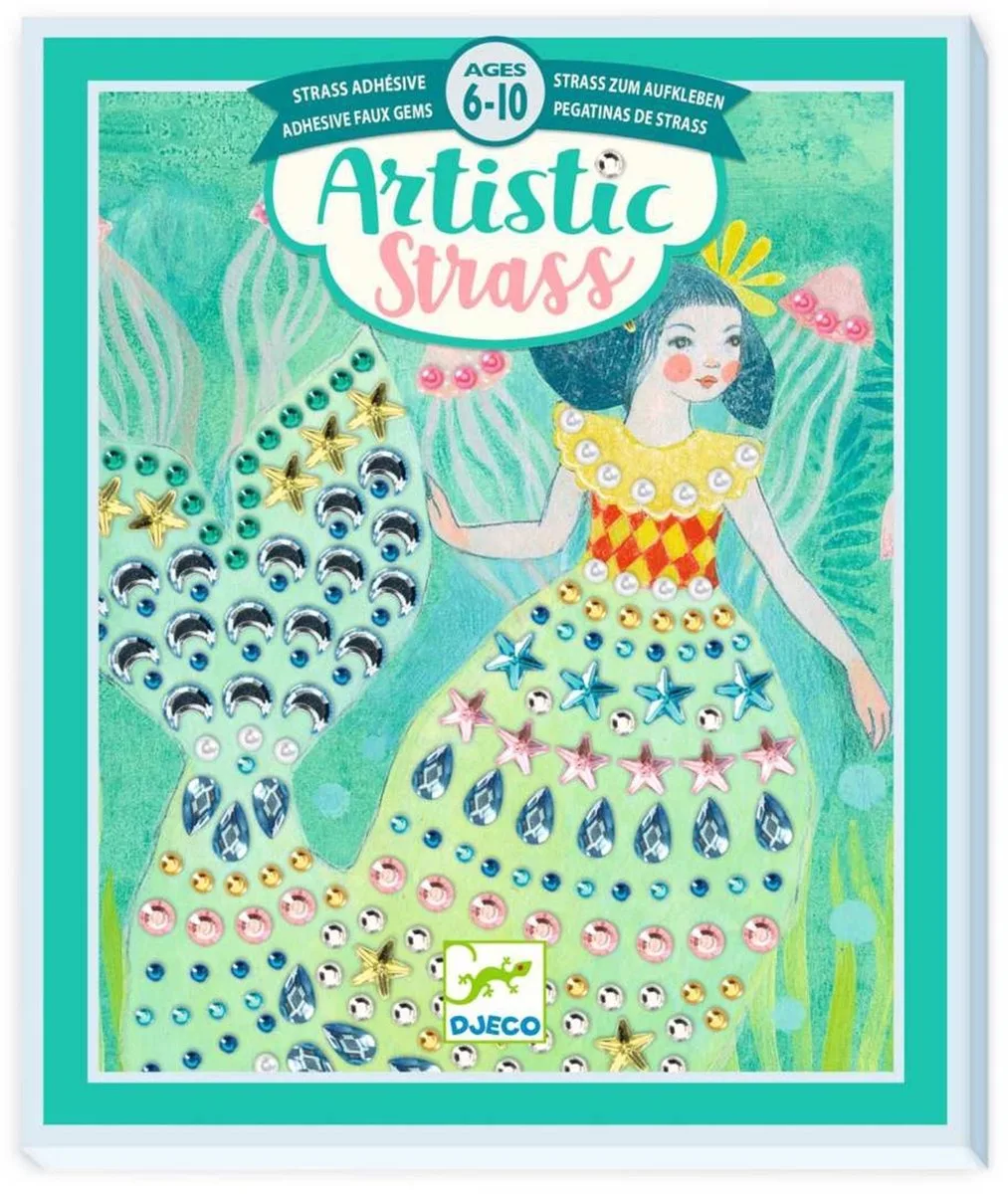 creatieve strass knutselset - waterwereld decoratie. von Djeco in Mehrfarbig – Produktfoto