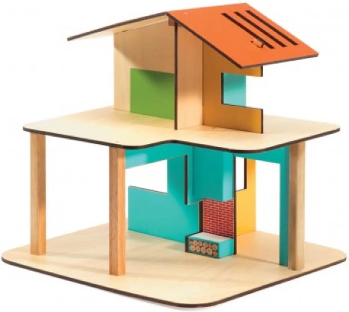 Djeco Modern House fra Djeco i Flerfarvet – produktbillede