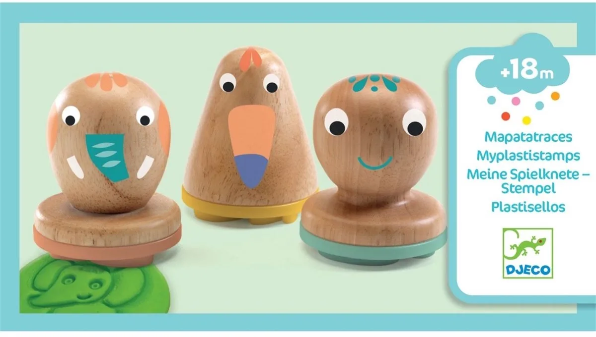 kleien Myplastistamps van Djeco in Meerkleurig – productfoto
