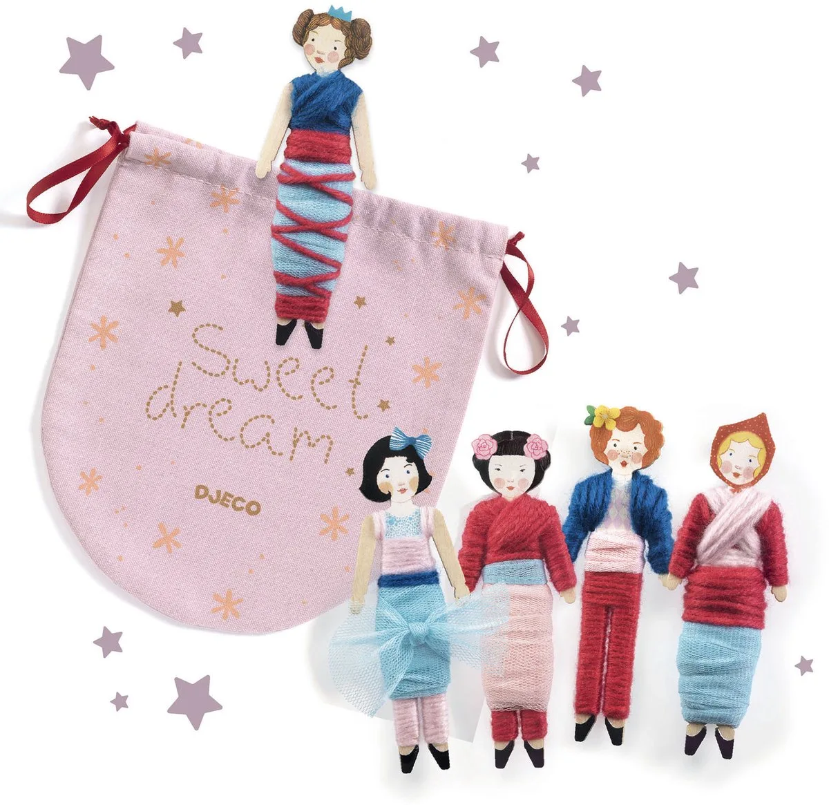 knutselset Sweet night de Djeco en Multicolore – photo du produit