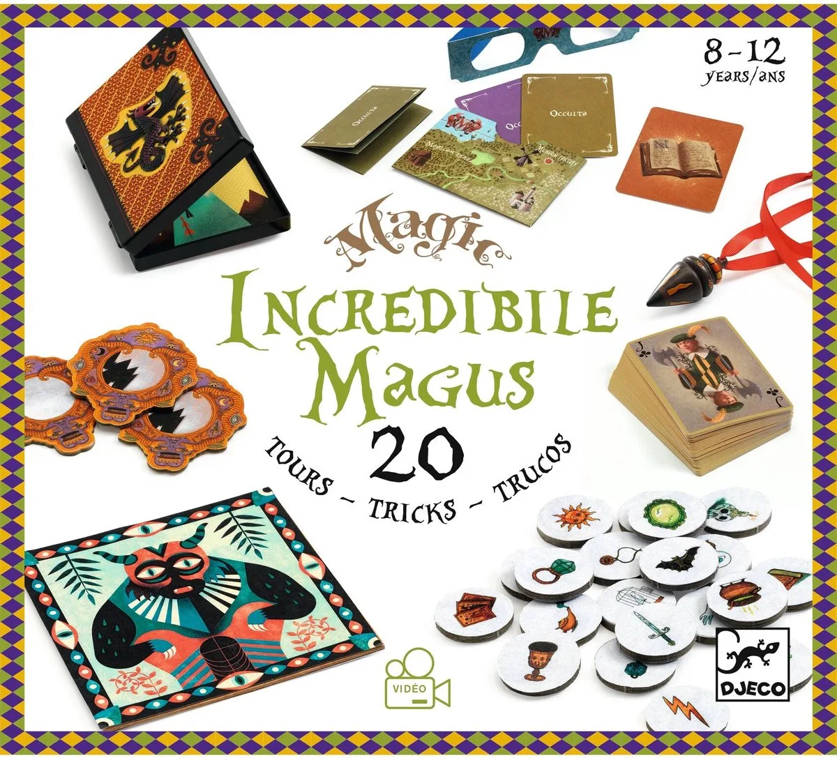 Magic Incredibile Magus 20 Trucs de Djeco en Multicolore – photo du produit