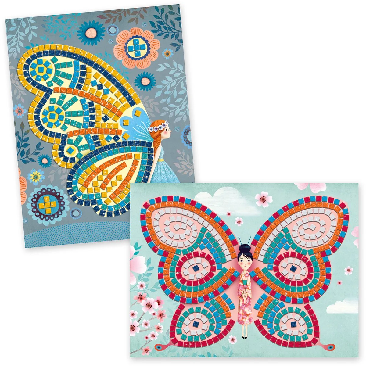 mozaïeken Butterflies van Djeco in Meerkleurig – productfoto