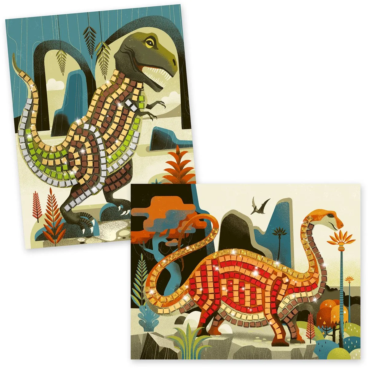mozaïeken Dinosaurs de Djeco en Multicolore – photo du produit
