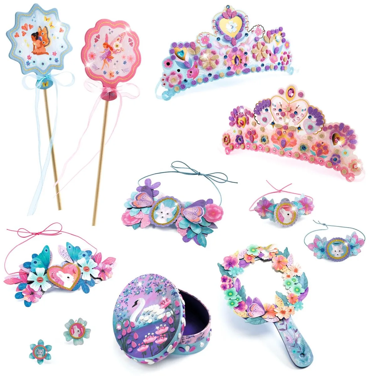 multi-activiteitendoos Nymphea - creatief knutselplezier FSC MIX. by Djeco in Multicolour – product photo
